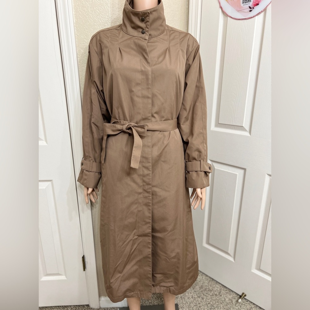 Classic Brown Trench Coat for Women 80’s 90’s style